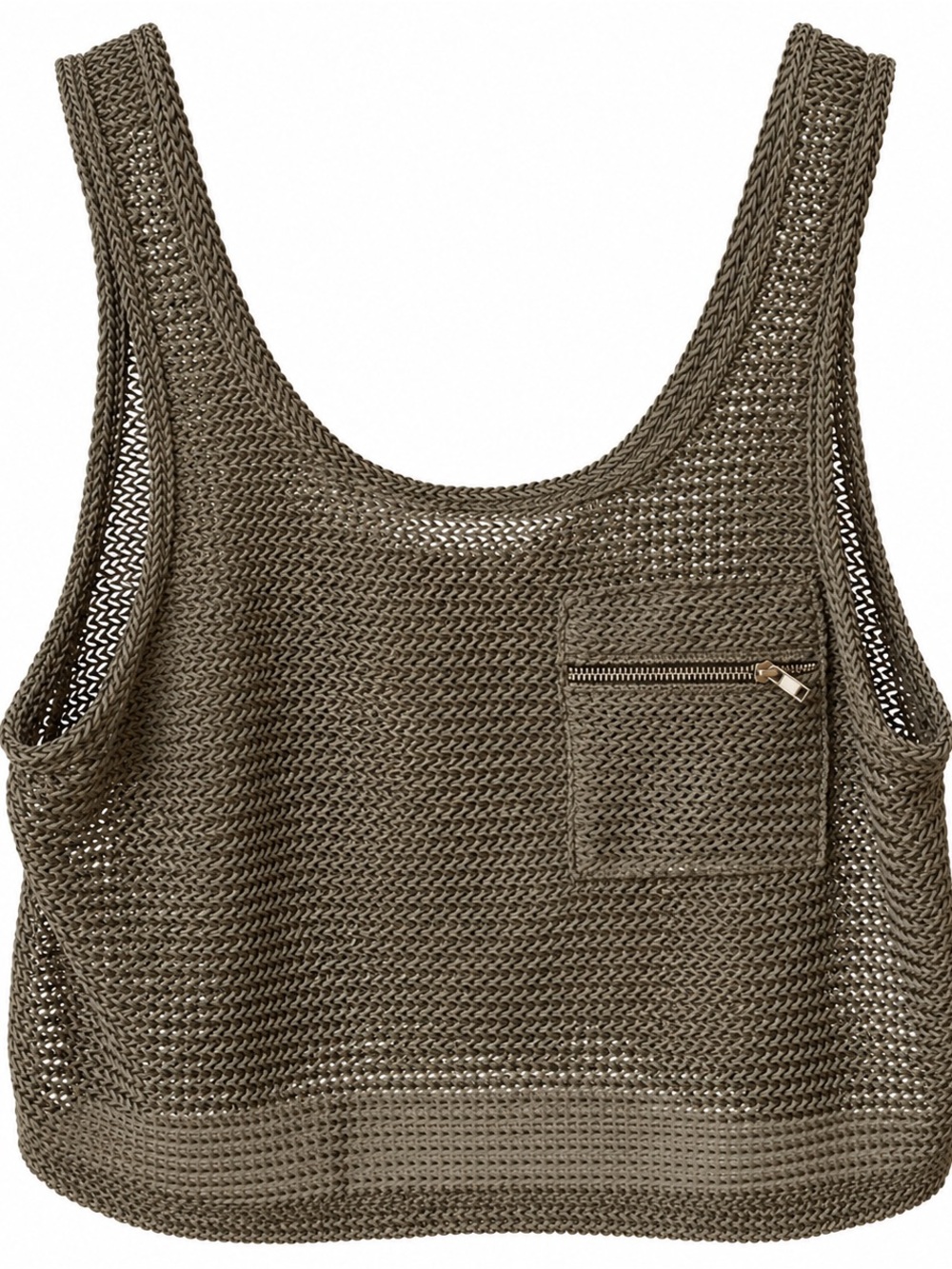 Crop Mesh Tank Top